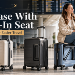 suitcase with built in seat